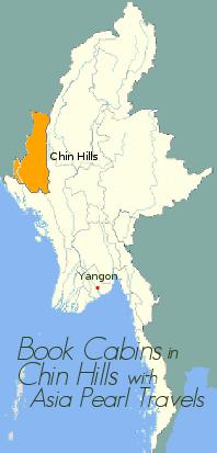 Map showing Chin State.