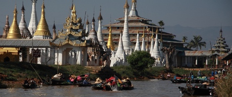 Phaung Daw Oo Pagoda in Inle.