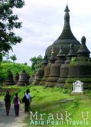 Yadanabone Pagoda in Mrauk U.
