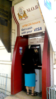 VISA ATM in Myanmar