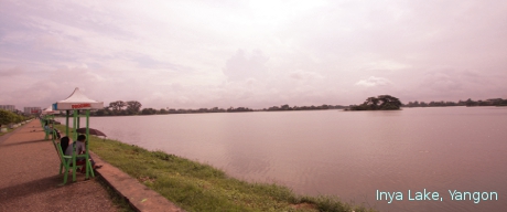 Inya Lake in Yangon.
